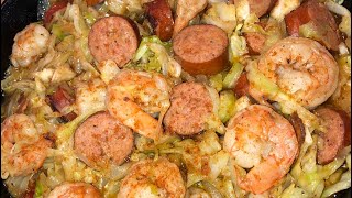 Southern Fried Cabbage with MrMakeItHappen  Keto Recipes [upl. by Anallij]