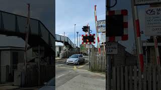 Double Pass Camborne Station Level Crossing Cornwall [upl. by Llehcsreh555]