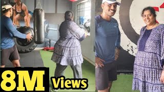 How to Loss 123Kg to BMI  🔥 Most Powerful Brave Women  Weight Loss Transformation Workouts [upl. by Thgiwd219]