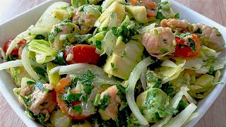 ✨ Ensalada nutritiva saludable y deliciosa para almorzar o cenar 🥗 [upl. by Merriman]