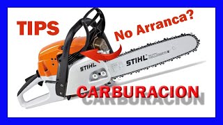 Motosierra Stihl Carburación  Como Desarmar Limpiar Y Regular El Carburador  Guía Completa  Tips [upl. by Rochella]