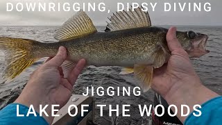 Downrigging dipsy divers and jigging Lake of the Woods August 242024 [upl. by Igiul]