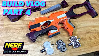 Nerf Mod Choosing A Flywheel Cage Nerf Kenner Crossbow Stryfe Integration Build Vlog Part 4 [upl. by Bigner]