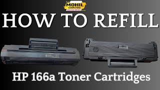 How To refill laser printer toner HP 166a  Laser Printer Me Ink Kaise DaleḦ̇̃p printer [upl. by Nylzaj44]