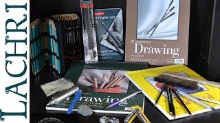 My top 7 favorite graphite pencil drawing supplies  Supply list from Lachri [upl. by Rosy]