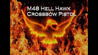 HELL HAWK Pistol CROSSBOW At The GUN RANGE [upl. by O'Brien]