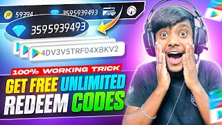 FREE UNLIMITED GOOGLE REDEEM CODE amp DIAMONDS 2024 TRICK😳🔥  GARENA FREE FIRE [upl. by Nitsej591]