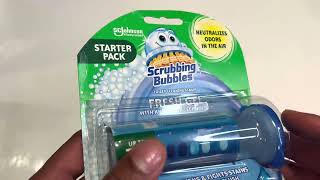 Scrubbing Bubbles Fresh Gel Toilet Cleaner  How to Use [upl. by Odraccir]