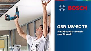 Parafusadeira à Bateria para Drywall GSR 18VEC TE [upl. by Ahsilahs]