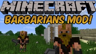 Minecraft Mods  Crazy Barbarians Mod 151 [upl. by Donielle]