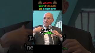 😂 WAAAS Gysi’s Popogüsse auf dem Schirm 😂 gysi podcast poedcasts pooohtkasts socialmedia [upl. by Maclaine]