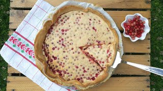 Recette facile Tarte aux groseilles Redcurrant Tart [upl. by Olegnaed]