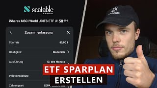 ETF Sparplan erklärt  Passiv Investieren 6 Schritte [upl. by Janetta]