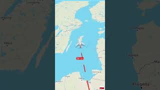 Distance between Visby to Warsaw moscowregion army aviation ukrainerussiaborder [upl. by Adamek]