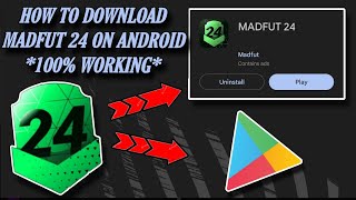 HOW TO DOWNLOAD MADFUT 24 ON ANDROID 100 WORKING  Madfut 24 Android  Madfut 24 [upl. by Kondon867]