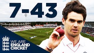 The King Of Swing At His Best  Anderson Takes Brilliant 743 v New Zealand 2008  Full Highlights [upl. by Chaille40]