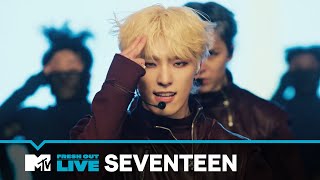 SEVENTEEN Performs Super  MTVFreshOut [upl. by Far]