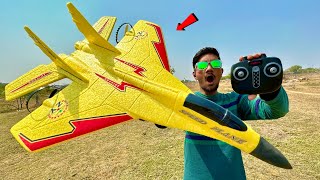 RC Pro Fighter Jet Unboxing amp Testing  Daddydrones  Chatpat toy tv [upl. by Inahpit]