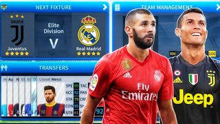 JUVENTUS vs REAL MADRID  Dream League Soccer 2019 Gameplay [upl. by Ahsar]