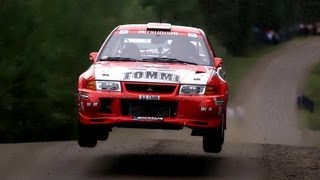 WRC Rally Finland 99 Tommi Mäkinen Mitsubishi Evo VI Onboard cam [upl. by Markos]