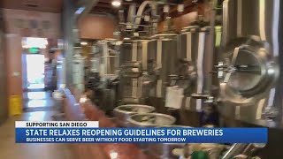 State Relaxes Reopening Guidelines For Breweries [upl. by Anselmo]