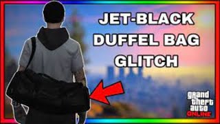 Easiest Method On How To Get The Jet Black Duffel Bag In Gta 5 Online 168 [upl. by Ahsinyar216]