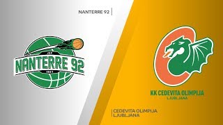 Nanterre 92  Cedevita Olimpija Ljubljana Highlights  7DAYS EuroCup RS Round 9 [upl. by Ecallaw]