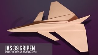 Cómo hacer un avión de papel súper megajet que vuela a 1000 pies [upl. by Leahcar]