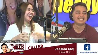 PAPA JACKSONS HELLO STG APRIL 17 CALLER JESSICA [upl. by Acemaj]