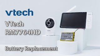 VTech RM7764HD Battery Replacement CSVDM764MB [upl. by Idrahs]