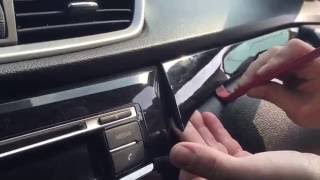 Removal Nissan Qashqai 20132016 radio Quad Core Android 442 [upl. by Akena]