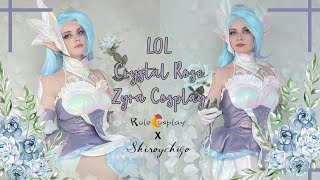 LOL Crystal Rose Zyra Cosplay Unboxing｜Shiroychigo amp RoleCosplay [upl. by Acired]