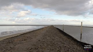 360° Ostfriesland Norden Norddeich von der Buhne bei Ebbe im Watt Nationalpark Wattenmeer [upl. by Ledba]