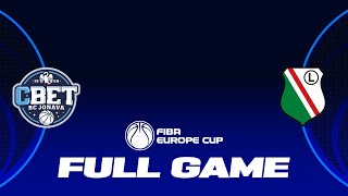 Jonava CBet v Legia Warszawa  Full Basketball Game  FIBA Europe Cup 202324 [upl. by Harrington]