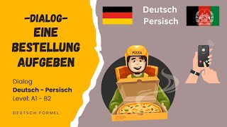 Deutsch lernen mit Dialogen  Bestellung aufgeben  Deutsch – Persisch  A1  B2  Deutsch hören [upl. by Ayarahs15]