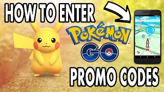 How To Enter Promo Codes in Pokemon GO EASY [upl. by Layod961]