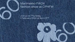 Marimekko FW24 Runway  Copenhagen Fashion Week [upl. by Airamana]