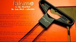 Bilame Le Tire Bouchon The Twin Blade Corkscrew unboxing [upl. by Havens]