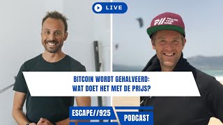 Bitcoin Halving komt eraan Dit is wat je wilt weten  ESCAPE925 61  Mark amp Stijn [upl. by Ehctav]