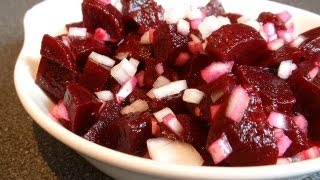 Making a beetroot salad [upl. by Cordier]