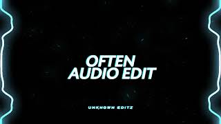 Often  kygo remix   the weeknd  Audio edit [upl. by Fahy]