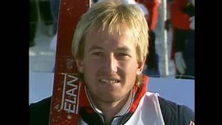 Alpine Skiing World Cup slalom 1 run february 1983 in Gällivare Sweden [upl. by Finstad]