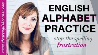 How to Say English Letters American English Alphabet Pronunciation [upl. by Ocimad]