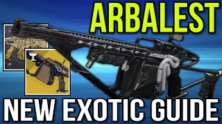 How to Get ARBALEST EXOTIC FUSION RIFLE amp Catalyst in 2023 NEW EXOTIC Quest Guide Destiny 2 [upl. by Karsten]