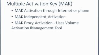 MCTS 70686 Certification Training  Windows 7 MAK Keys [upl. by Noisla433]