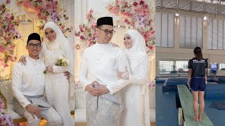 Tahniah Buat Penerjun Negara Kita Nur Dhabitah Sabri Telah Selamat Bernikah Dgn Jiggy Masin [upl. by Ihcehcu]