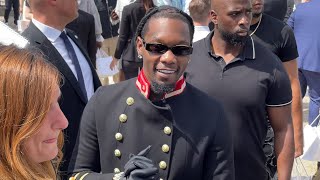 OFFSET AT DIOR AND KENZO SPRING SUMMER 2024 SHOWS IN PARIS [upl. by Wesla]