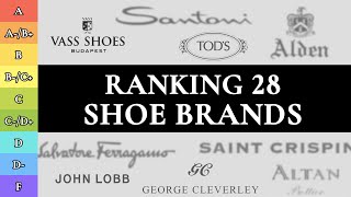 Ranking Mens RTW Shoes over 500 28 BEST amp WORST Brands [upl. by Leba902]