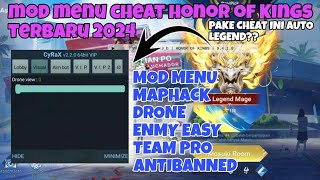 🔥 CHEAT HONOR OF KINGS TEBRARU 2024 MOD MENU ANTIBANNED DRONE VIEW  MAPHACK  AUTOAIM  NOROOT WORK [upl. by Newman]