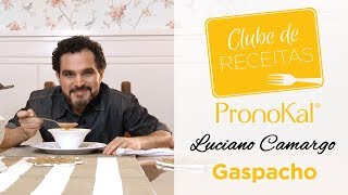 Gaspacho  Clube de receitas PronoKal  Luciano Camargo [upl. by Dianemarie]